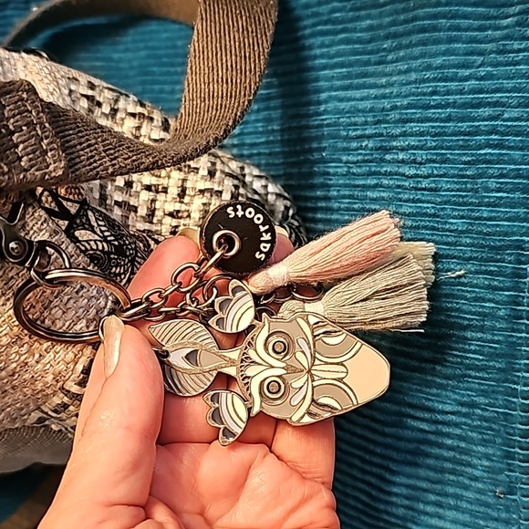 Sakroots EUC MINGLED CROSSBODY BAG GRAY, WHITE AND A LITTLE PINK - Picture 3 of 11